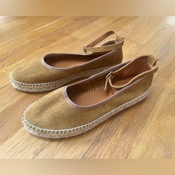Anthropologie | Suede Espadrille Flats with Ankle Strap - Picture 4 of 8
